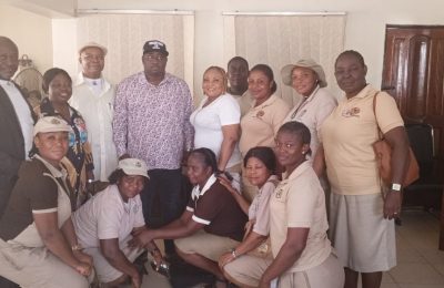 Idemili North Council Boss, Nkwoka Interacts With Staff Of Environmental Health Services Department